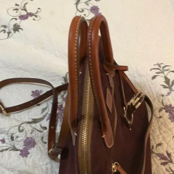 Dooney and Bourke suede satchel - Picture 6 of 12